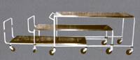 Тележки для транспортировки и хранения тел с несъемным ложем (3-х уровневый комплект)